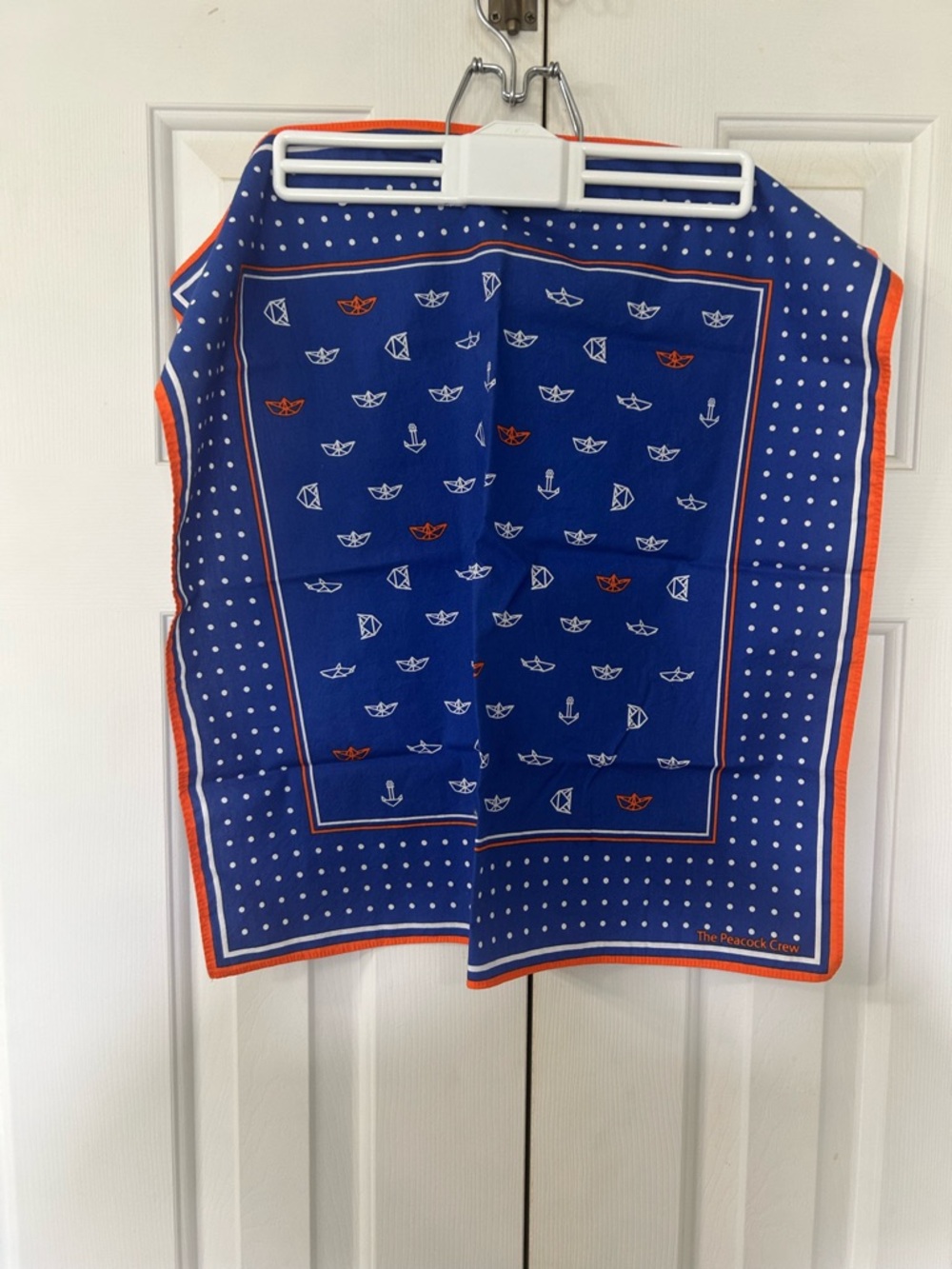 Pair of Colorful Bandannas. Peacock Crew